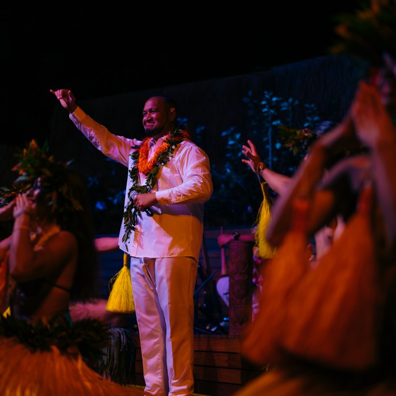 a group of people playing a video game